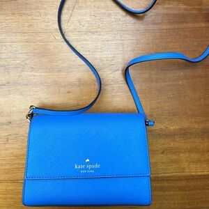 Blue Kate Spade crossbody